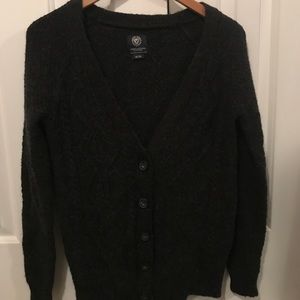 black cardigan
